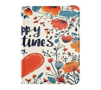 Custodia per passaporto in pelle, ultra sottile, per donne e uomini, carina, per passaporto, viaggi, San Valentino, fiori, cuore rosso, felice San Valentino, San Valentino Floreali Rosso Amore Cuore