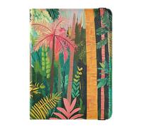 Custodia per passaporto in pelle verde con foresta pluviale tropicale per viaggi Vaccino Card Holder Combo Porta passaporto per le donne Leggero, Foresta pluviale tropicale verde arte, 1 size
