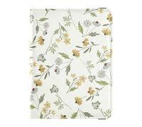 Custodia per passaporto per donne e uomini, per passaporto, da viaggio, con blocco RFID, colore: beige con piccoli fiori, Fiori Beige, Taglia unica, Casual