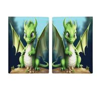 Custodia per passaporto portatile da viaggio con slot per carte di credito e passaporti a forma di drago