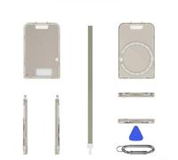 Custodia per PC con supporto magnetico e cordino per registratore vocale AI per note e note, guscio protettivo trasparente con sottile Carry and Drop (grigio)