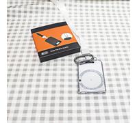 Custodia per PC con supporto magnetico e cordino per registratore vocale AI Plaud Note/Note Pro, trasparente, grigio, nero