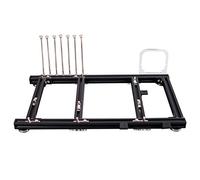 Custodia per PC con telaio aperto fai-da-te, custodia per piattaforma di prova overclocking per computer ATX in lega di alluminio, adotta eccellenti supporti materiali 20x20 per il grande alimentatore