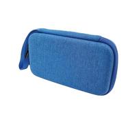 Custodia per penna antiurto per bambini con borsa protettiva interna spaziosa Tessuto Oxford resistente all'acqua per forniture artistiche Organizzatori di penne antiurto, Blu