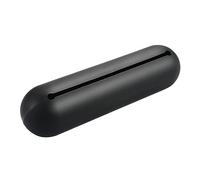 Custodia per pennelli da trucco in silicone portatile da viaggio per pennelli da trucco impermeabile scatola per strumenti di stoccaggio, nero