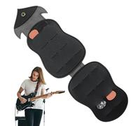 Custodia per per chitarra con gufo - Porta a forma di animale in pelle PU, organizer per plettri a 18 slot, custodia per per musicisti, scatola portatile per ukulele per chit
