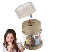 Custodia Per Pillola Portatile, Custodia Per Pillola Giornaliera - 7 Compartimenti Contenitore Per Bottiglia Integratore Per Farmaci Con Archiviazione Compatta Di Taglio Per Campeggio Con La Borsa Da