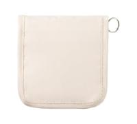 Custodia per pillole portatile - Mini borsa per medicinali in gabardine 13x12x2 cm, custodia da viaggio pieghevole compatta per compresse da prescrizione, organizer in tessuto agli ioni d'argento,