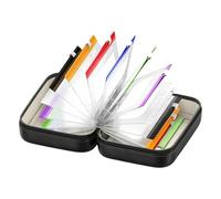 Custodia per pillole - Silicone 15x6x11 cm | Borsa portapillole impermeabile con 14 scomparti Custodia con cerniera a tenuta stagna con codice colore | per l'uso quotidiano di conservazione dei farmac