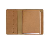 Custodia per planner A5 in pelle PU vintage | Pochette planner per Scrittori Studenti Insegnanti Ufficio Home Scuola Dormitorio Classe(Marrone)