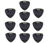 Custodia per plettri per chitarra, 1/5/10 pezzi porta plettro for chitarra custodia in plastica for plettro custodia rapida for plettro autoadesiva a forma di triangolo(10pcs)