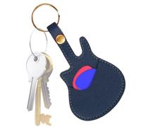 Custodia per plettri per chitarra, custodia per plettri, portatile, resistente all'usura, custodia in pelle per la manutenzione degli strumenti, Blu, Refer to description, Unisex