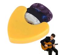 Custodia per plettri per chitarra, porta plettri adesivo | Custodia per plettri da incollare - Strumento di archiviazione con nastro biadesivo per chitarra elettrica, chitarra acustica, ukulele, basso