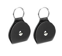 Custodia per plettri per chitarra, supporto universale per plettri per chitarra, fibbia a scatto per monete per cubi per chitarra (BLACK), Nero