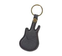 Custodia per plettro per chitarra elettrica, a forma di catena, adatta per uso domestico e palco, facile accesso, Nero