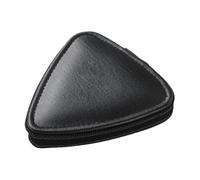Custodia per plettro, porta plettro - Borsa portaoggetti nera portatile con plettri da 12 pezzi,Borsa per plettri per chitarra, per chitarra, vetrina per plettri per chitarra per riporre ple