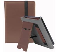 Custodia per PocketBook Verse/Verse Pro Reader da 6 Pollici 2023, Protettiva Folio Stand Cover con Cinturino da Polso e Slot per Schede - Marrone