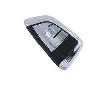 Custodia Per Portachiavi Auto A 3 E 4 Pulsanti Per Serie 1 2 7 X1 X5 X6 X5M X6M F15 F16 G30 Serie 7 G11 X1 F48 F39 JUNOOS(F -silver -3 bt)