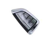 Custodia Per Portachiavi Auto A 3 E 4 Pulsanti Per Serie 1 2 7 X1 X5 X6 X5M X6M F15 F16 G30 Serie 7 G11 X1 F48 F39 JUNOOS(F -silver -4BT)