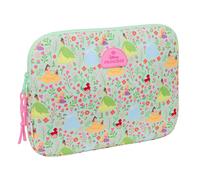 Custodia per Portatile Disney Princess Bloom Verde Rosa 15,6'' 39,5 x 27,5 x
