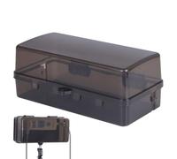 Custodia Per Presa A Muro - Custodia Per Presa Di Collegamento Via Cavo | Scatola Di Gestione Cavi Per Conservazione Multipresa Da Esterno Con Copertura Per Prolunga Esterna Per Timer, Luci Natalizie,