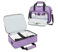 Custodia per proiettore, borsa per proiettore con accessori borse, spallacci regolabili, borsa per il trasporto portatile compatibile con Epson BenQ ViewSonic e la maggior parte dei mini proiettori