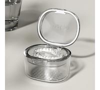 Custodia per protesi versatile con design a 2 strati per ufficio, viaggio e