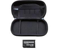 Custodia per PSP con adattatore , compatibile con PSP 1000/2000/3000, Micro SD a PRO Duo per Playstation Portable