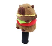 Custodia per pugni da golf | Peluche Capybara forma di putter, peluche Capybara forma di testa divertente da golf, adatto per putter, driver, tutti i giocatori, interni ed esterni