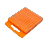 Custodia per punte da trapano con corpo flessibile e coperchio sicuro | Cassetto estraibile per un facile accesso alle punte elicoidali e coniche, design flessibile e pieghevole per un