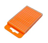 Custodia per punte da trapano con corpo flessibile e coperchio sicuro | Cassetto estraibile per un facile accesso alle punte elicoidali e coniche, design flessibile e pieghevole per un