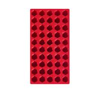 Custodia per punte in plastica per uso intensivo con rack per blocchi caricamento da 50 slot, ideale per contenitore per l ' organizzazione punte per cacciavite da 6, 35 mm