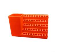 Custodia per punte per cacciavite con configurazione a 20/50 fori per una gestione organizzata e accessibile degli utensili (50 fori)