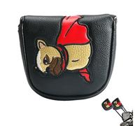 Custodia per Putter a mazzo,Custodia magnetica impermeabile per Putter a mazzo | Bulldog francese Mallet Golf Club Head Protector si adatta a Center Shafted Mallet