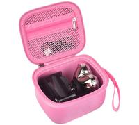 Custodia per rasoio elettrico Pitbull Pro, da viaggio, per rasoi da uomo, per rasoi da barba, con tasca in rete con cerniera, solo kit per la toelettatura dei baffi Gold Pro (rosa)