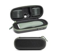 Custodia per rasoio Meridian, compatibile con rasoio Manspot Manscape per inguine e corpo, custodia rigida da viaggio per proteggere rasoi elettrici e accessori, nero (solo custodia)