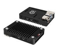 Custodia per Raspberry Pi 4, Raspberry Pi 4, modello B, ultra sottile, in lega di alluminio CNC, con dissipatore di calore passivo, compatibile solo con Raspberry Pi 4B, Pi 4B, Pi 4 (N300)