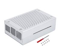 Custodia per Raspberry Pi, Silver Shell per Raspberry Pi, B Plus Industry per Raspberry Pi3 B + Type Pi3 B Type