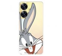 Custodia per Realme C55 ufficiale di Warner Bros Bugs Bunny Silhouette trasparente per proteggere il tuo cellulare Cover Realme in silicone trasparente flessibile con licenza ufficiale Looney Tunes