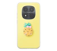 Custodia per Redmi Note 15 Pro 5G Motivo Ananas in Rilievo 3D e Bordo Rialzato