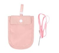 Custodia per Reggiseno da Viaggio, Portafoglio Segreto per Reggiseno Nascosto da Donna, per Soldi a Prova di Borseggiatore, Portafoglio da Viaggio Impermeabile con (Roseo)