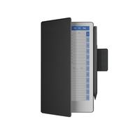 Custodia per Remarkable Paper Pro Move, Book Folio con porta-stile piegabile sulla posteriore, modalità sveglio/sonno automatico, rivestimento microfibra, magnete potente(Pelle Nera)
