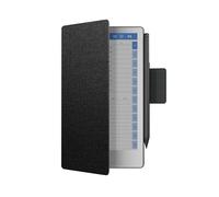 Custodia per reMarkable Paper Pro Move, Book Folio con porta-stile piegabile sulla posteriore, modalità sveglio/sonno automatico, rivestimento microfibra, magnete potente(Tessuto Nero)