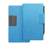 Custodia per Remarkable Paper Pro Move, folio tessuto mosaico, porta penna ripiegabile, attivazione/spegnimento auto, rivestimento microfibra, design a libretto, magnete potente (Blu cobalto)