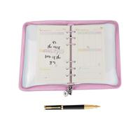 Custodia per rilegatura, chiusura lampo in PVC da 10 pollici, protezione trasparente dei documenti, organizzatore per scuola, ufficio, viaggi, studenti, pianificatore di matrimonio, studio domestico