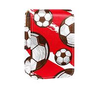 Custodia per rossetti da esterno con tartarughe marine blu, portatile, organizer per rossetti, con specchio, mini borsa per il trucco da donna, contiene fino a 3 rossetti, Multicolore - 9, 9.5x2x7