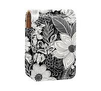 Custodia per rossetto,borsa per trucco portatile,custodia per cosmetici,organizer per trucco,floreale margherita nera