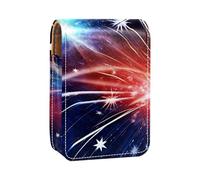 Custodia per rossetto,borsa per trucco portatile,custodia per cosmetici,organizer per trucco,le stelle americane dei fuochi d'artificio festeggiano