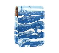 Custodia per rossetto,borsa per trucco portatile,custodia per cosmetici,organizer per trucco,nave faro modello mare
