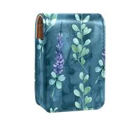 Custodia per rossetto,borsa per trucco portatile,custodia per cosmetici,organizer per trucco,petali di lavanda quadrifoglio